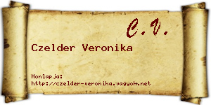 Czelder Veronika névjegykártya