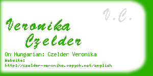 veronika czelder business card